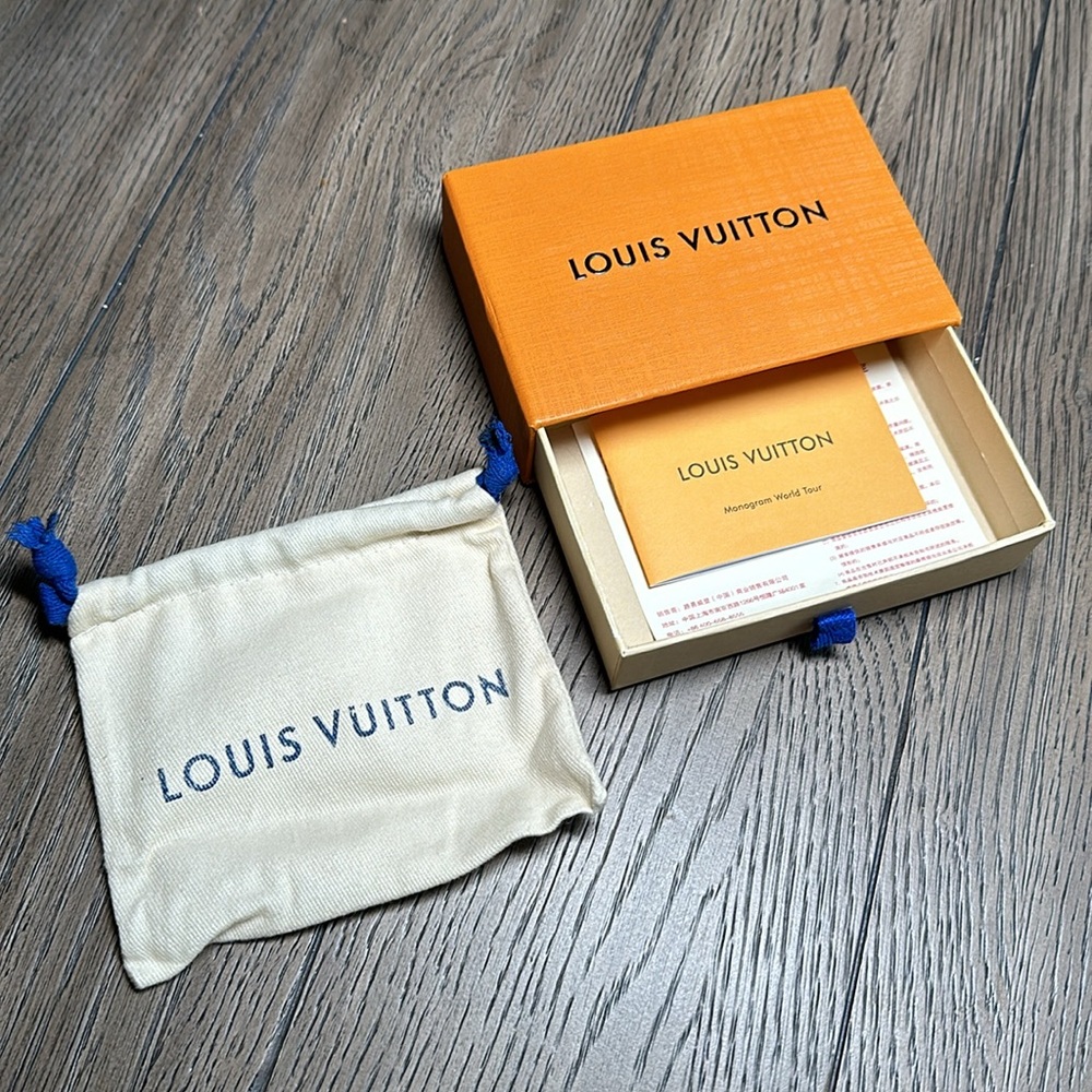 Small Louis Vuitton Wallet Box with Pouch
